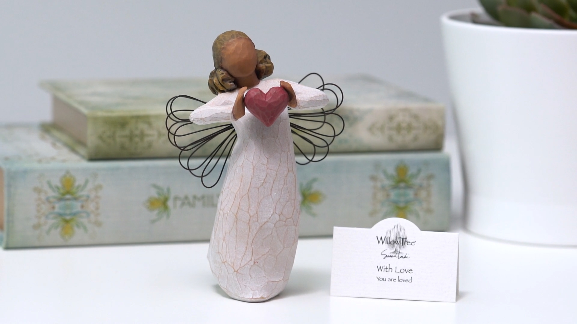 Amazon.com: Willow Tree with Love Angel, You are Loved, Figure